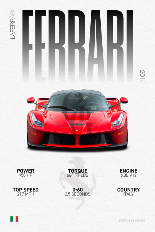 Ferrari LaFerrari | Grid Gallery Poster