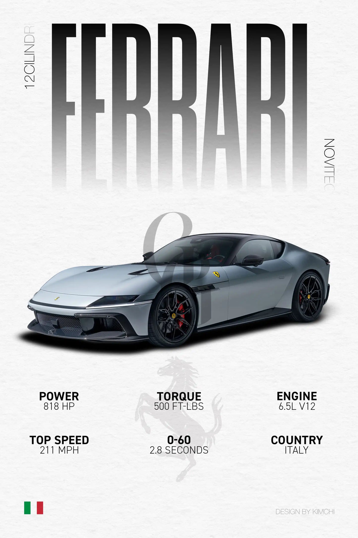 Novitec Ferrari 12Cilindri | Grid Gallery Poster