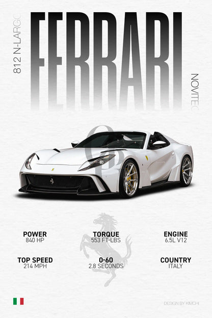 Novitec Ferrari 812 N-Largo | Grid Gallery Poster