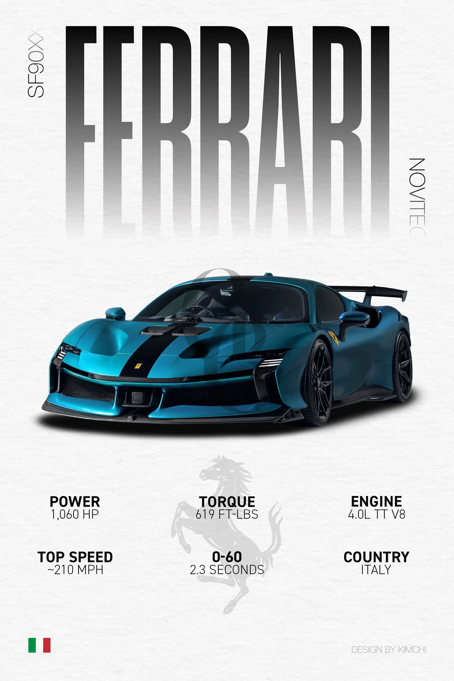 Novitec Ferrari SF90XX | Grid Gallery Poster