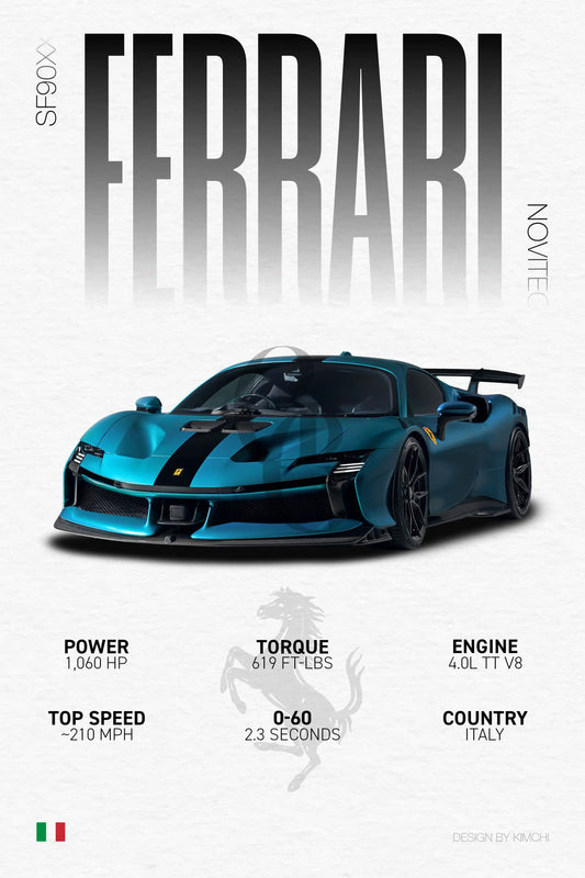 Novitec Ferrari SF90XX | Grid Gallery Poster