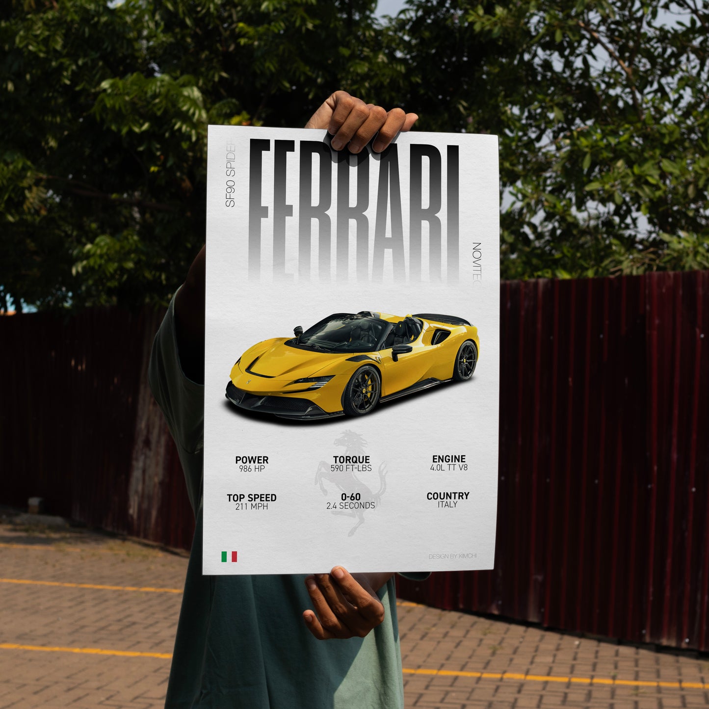 Novitec Ferrari SF90 Spider | Grid Gallery Poster