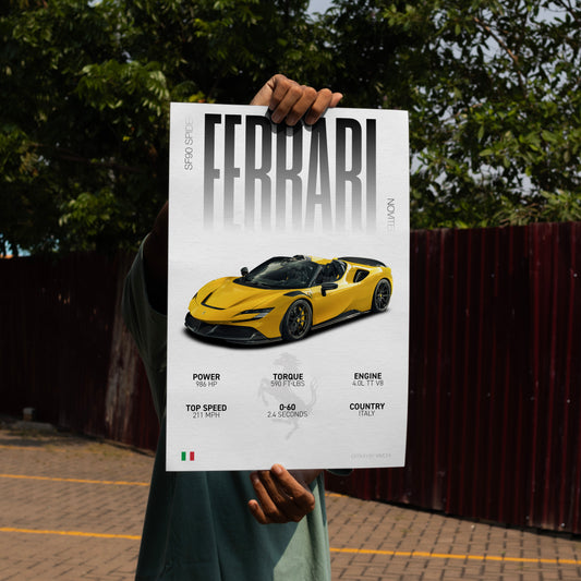 Novitec Ferrari SF90 Spider | Grid Gallery Poster