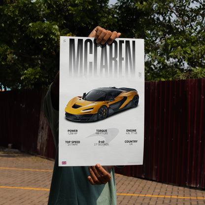 McLaren W1 | Grid Gallery Poster