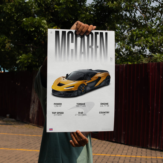 McLaren W1 | Grid Gallery Poster