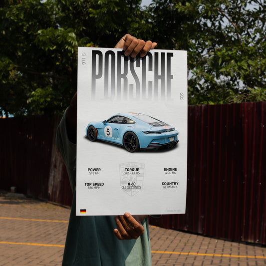 Porsche 911 S/T | Grid Gallery Poster