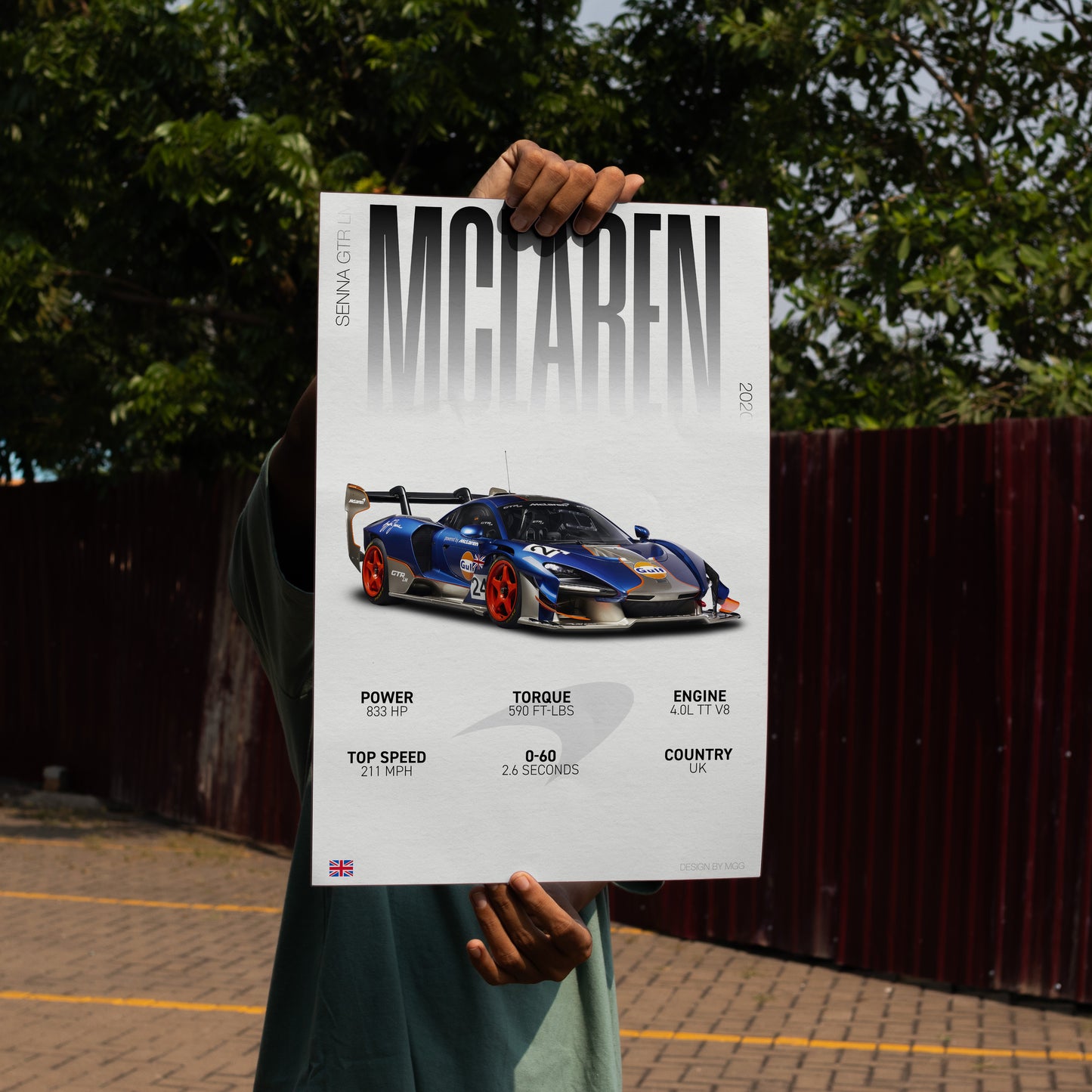McLaren Senna GTR LM | Grid Gallery Poster