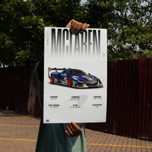 McLaren Senna GTR LM | Grid Gallery Poster