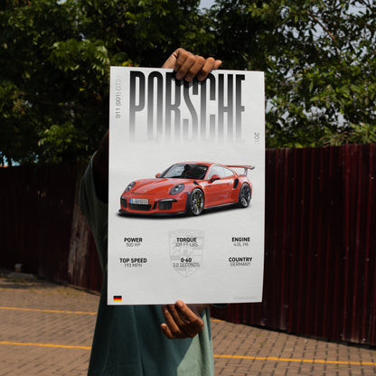 Porsche 991 GT3 RS | Grid Gallery Poster