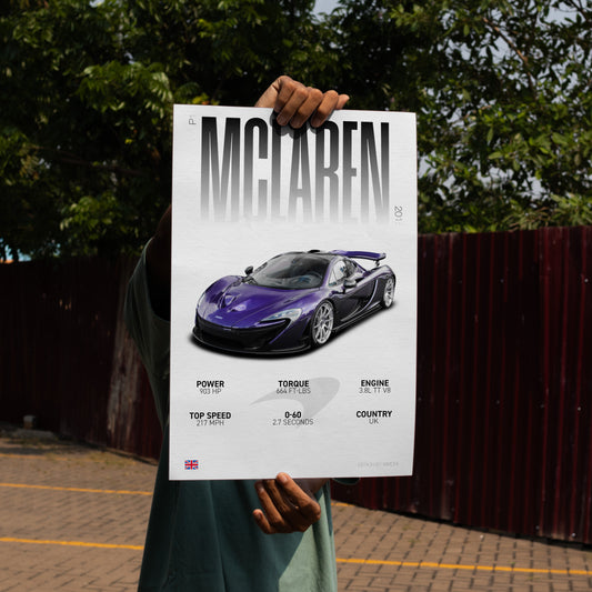 McLaren P1 | Grid Gallery Poster
