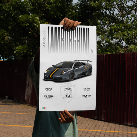 Lamborghini Murcielago SV | Grid Gallery Poster